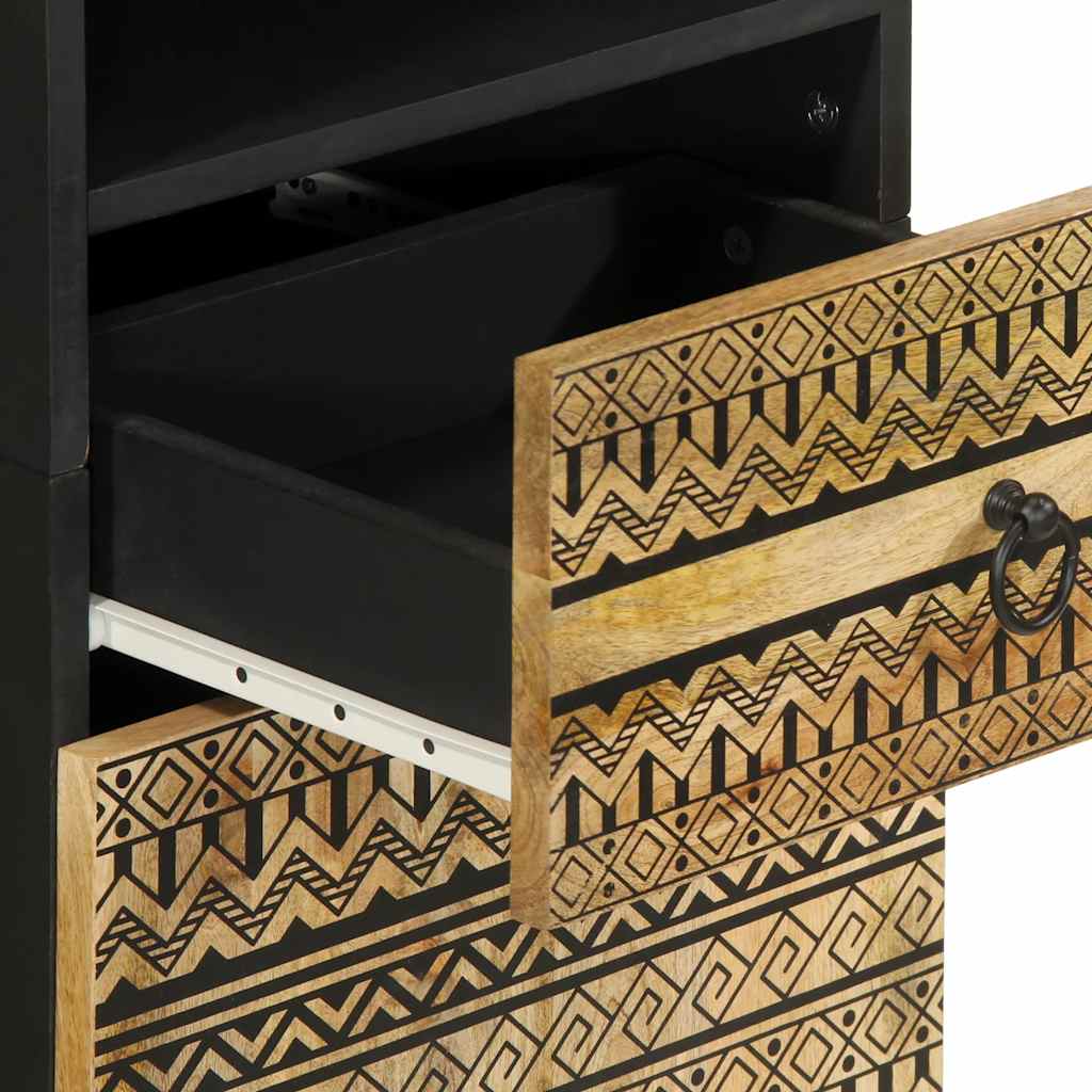 Dulap de baie, 38x33,5x160 cm, lemn masiv de mango GartenMobel Dekor