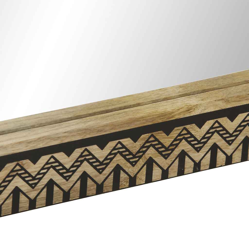 Oglindă de baie, 50x70 cm, lemn masiv de mango și sticlă GartenMobel Dekor