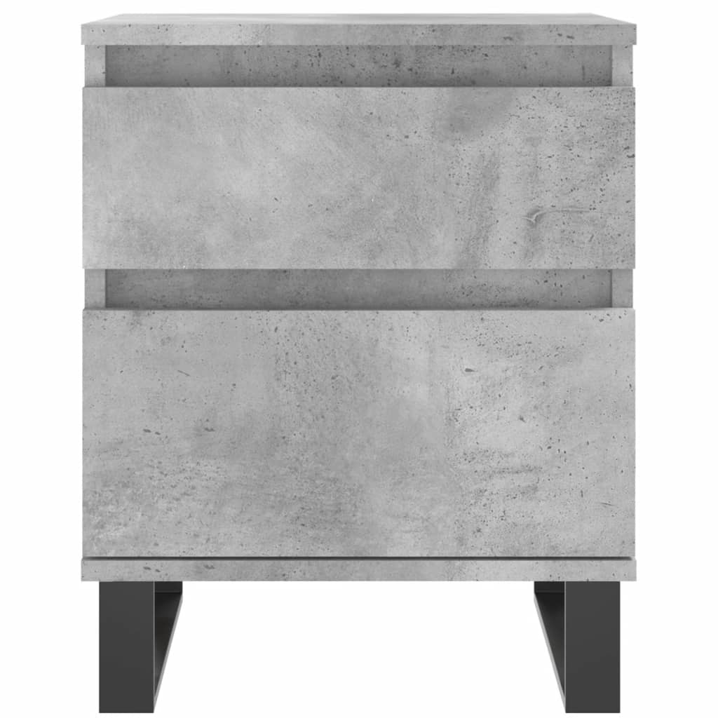 Noptieră, gri beton, 40x35x50 cm, lemn compozit GartenMobel Dekor