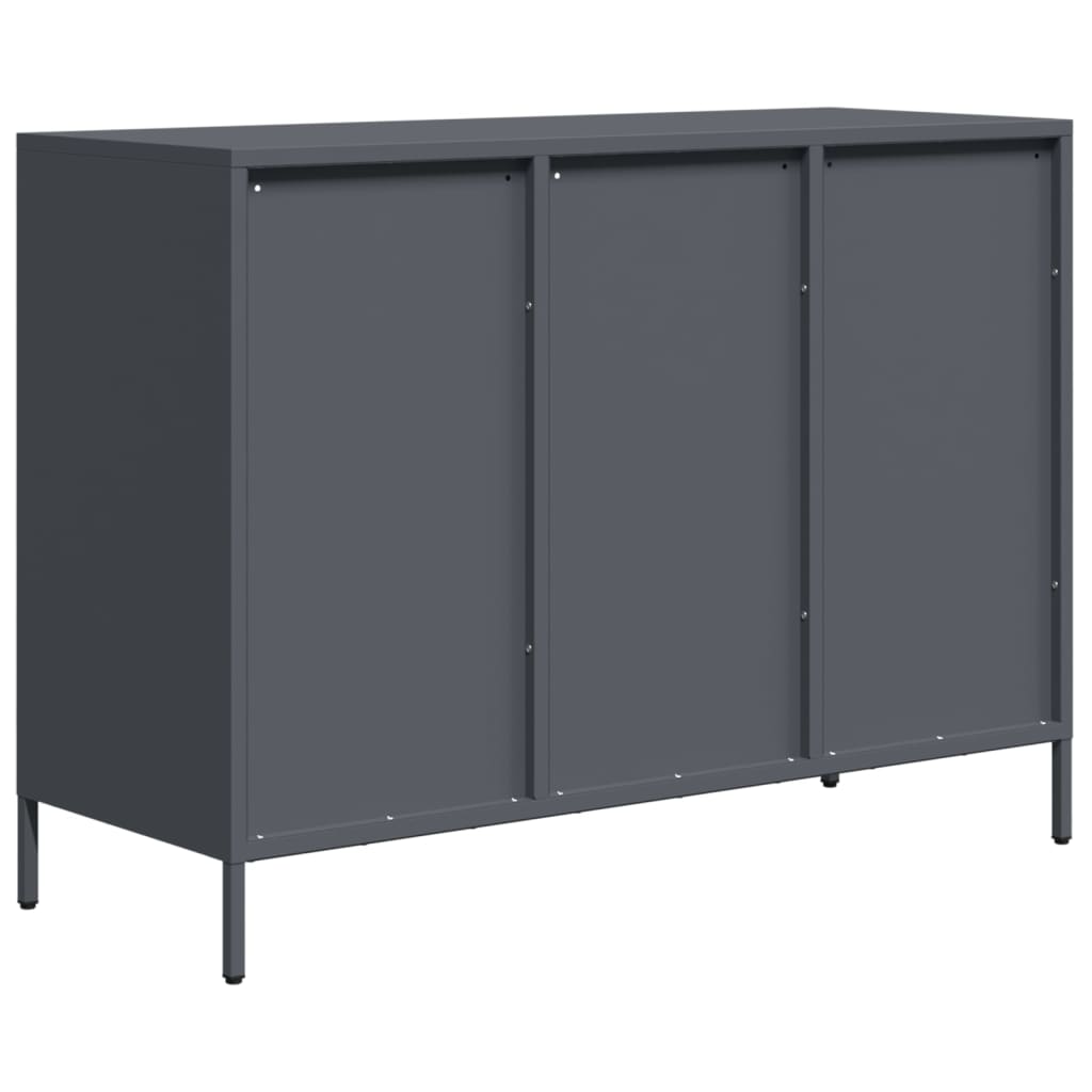 Dulap, antracit, 101,5x39x73,5 cm, oțel laminat la rece GartenMobel Dekor