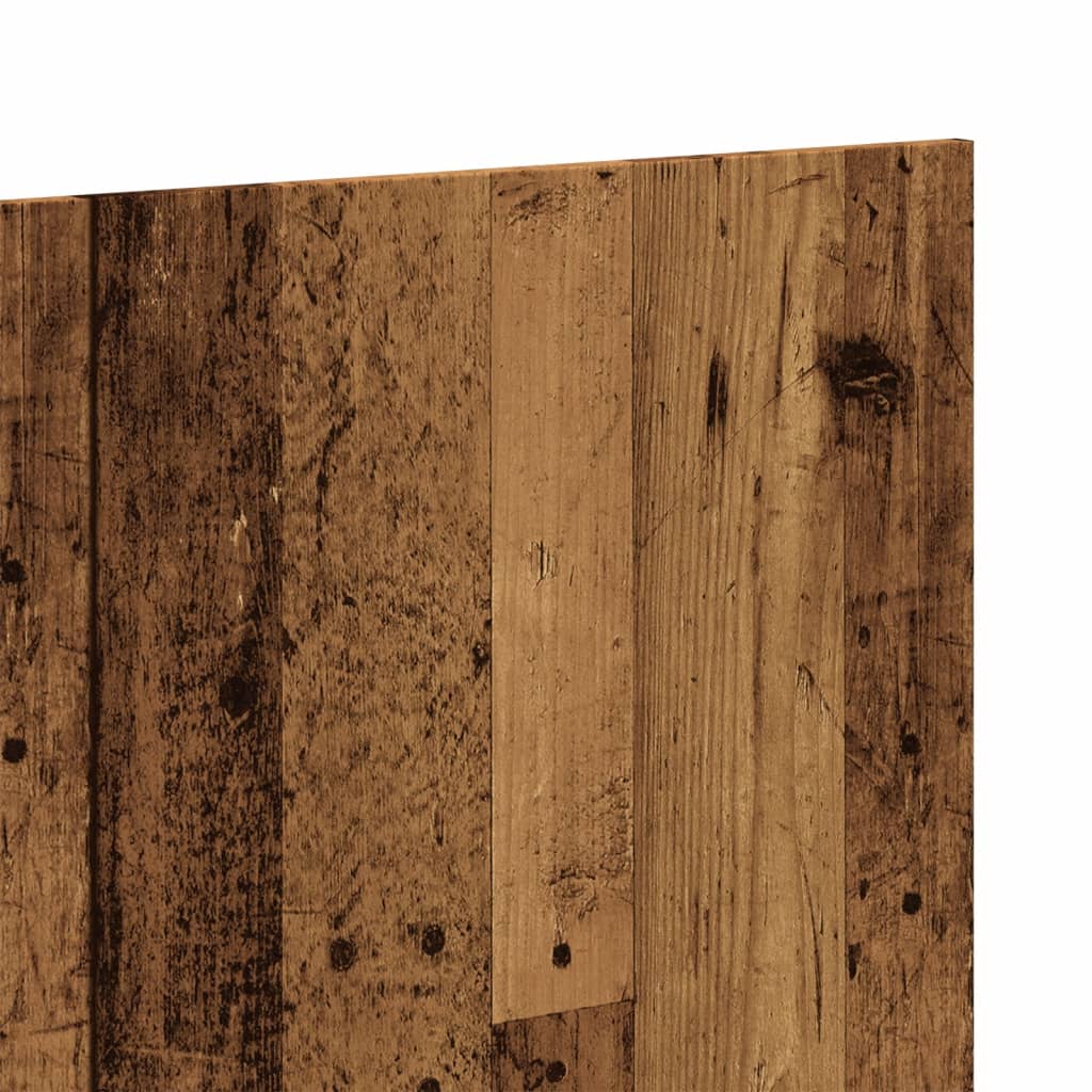 Tăblie de pat, lemn vechi, 200x1,5x80 cm, lemn prelucrat GartenMobel Dekor