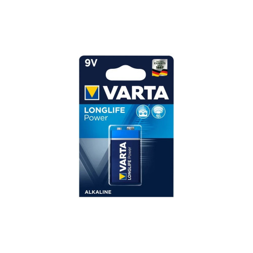 Baterie Varta LongLife Power 9V 6F22 6LR61 Alcalina Cod: 4922 Automotive TrustedCars
