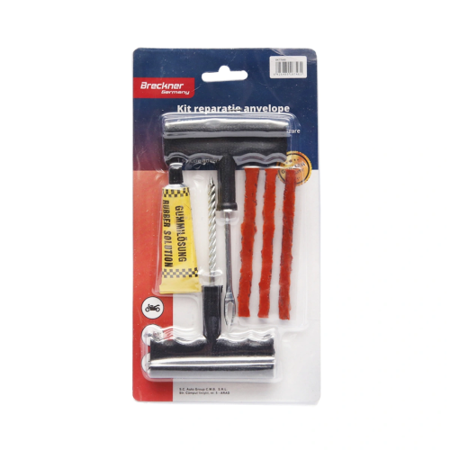 Kit profesional vulcanizare anvelope tubeless la rece cu snur si adeziv Cod:BK77440 Automotive TrustedCars
