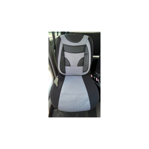 Huse scaune auto universale fractionate , Culoare:Negru+Gri / 11piese Cod: HNG1321-2 Automotive TrustedCars