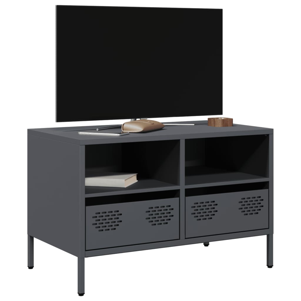 Dulap TV, antracit, 68x39x43,5 cm, oțel laminat la rece GartenMobel Dekor
