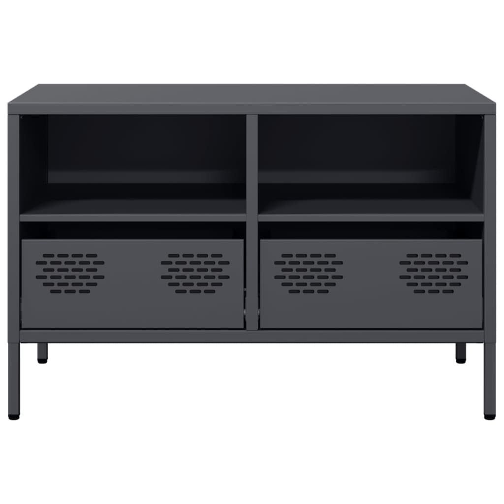 Dulap TV, antracit, 68x39x43,5 cm, oțel laminat la rece GartenMobel Dekor