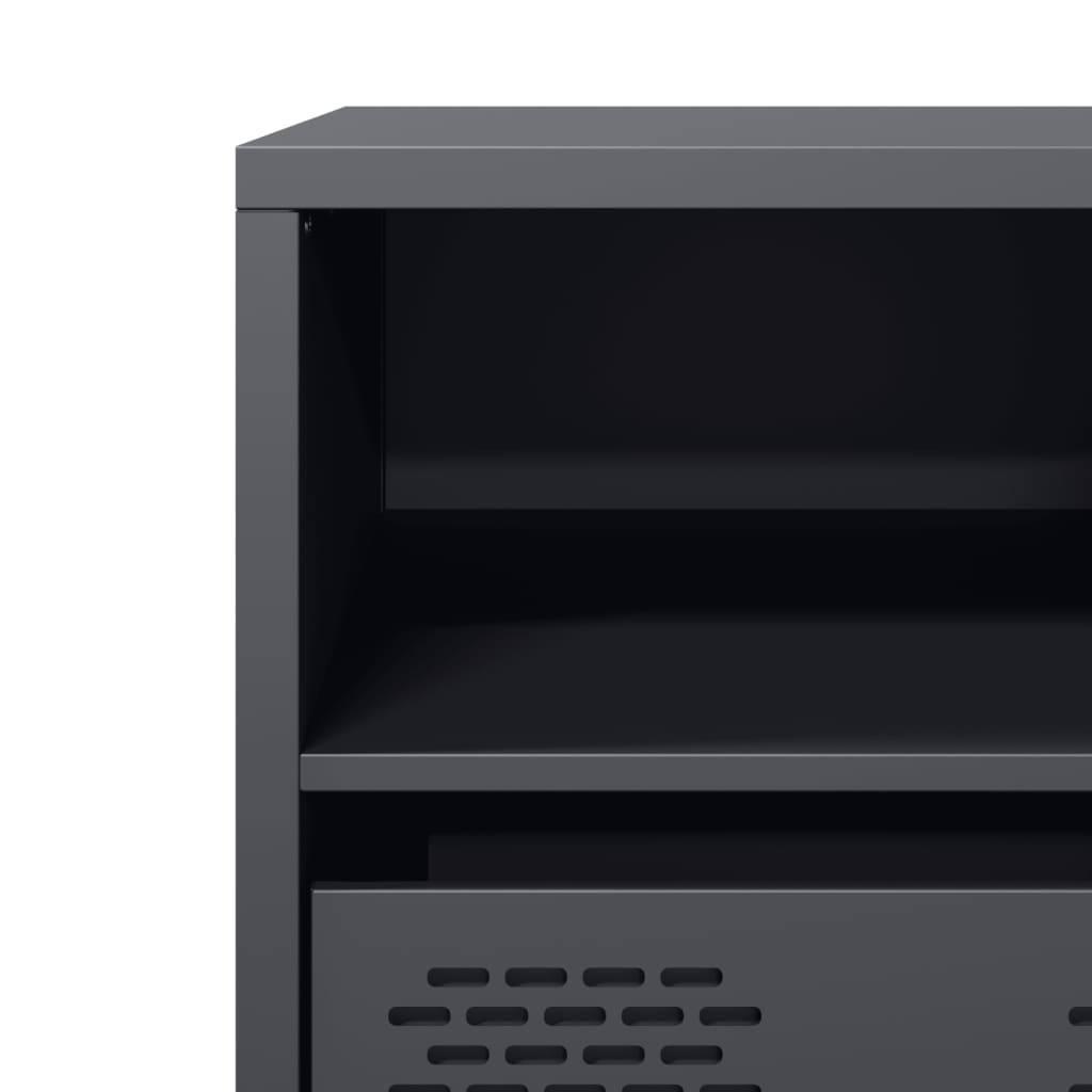 Dulap TV, antracit, 68x39x43,5 cm, oțel laminat la rece GartenMobel Dekor