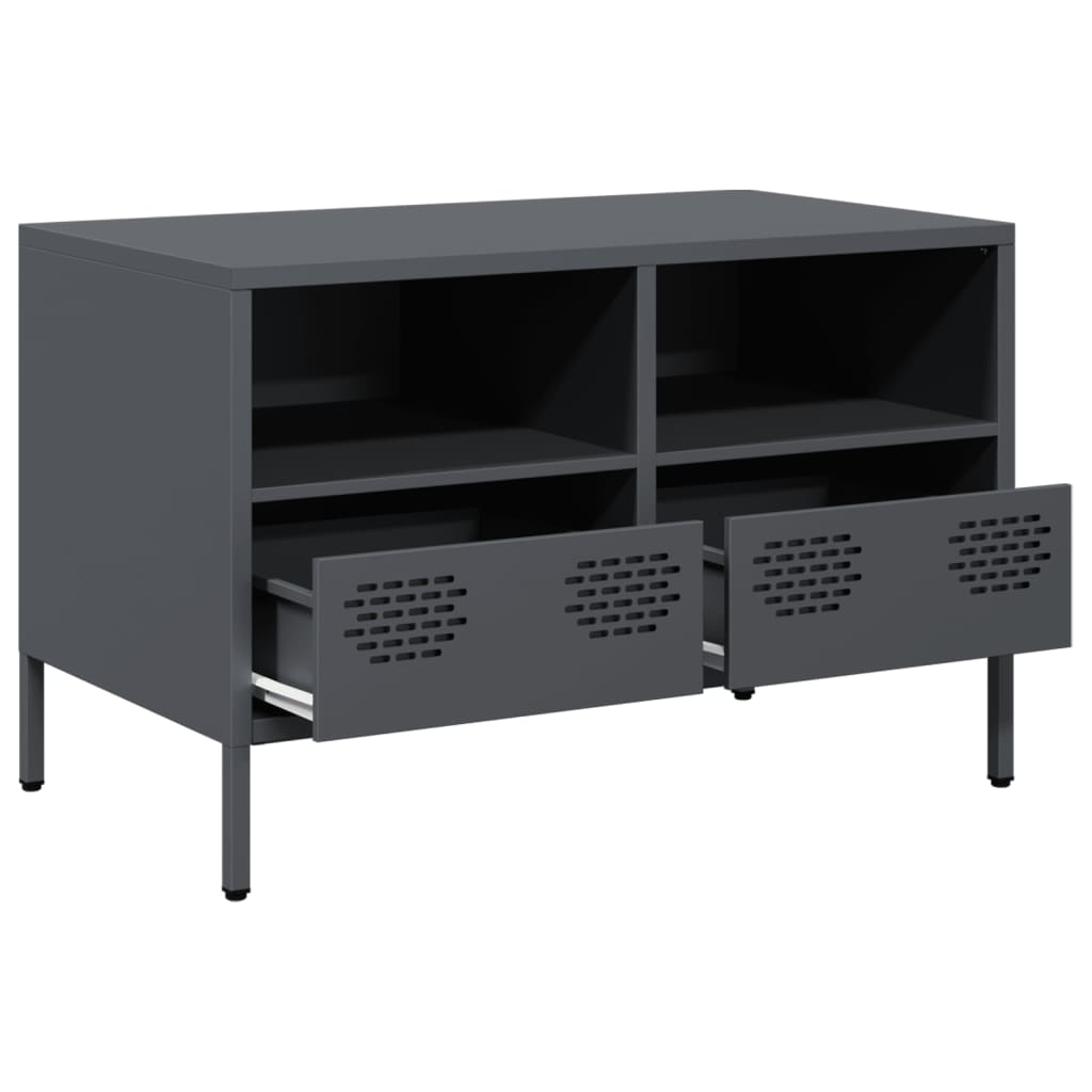Dulap TV, antracit, 68x39x43,5 cm, oțel laminat la rece GartenMobel Dekor