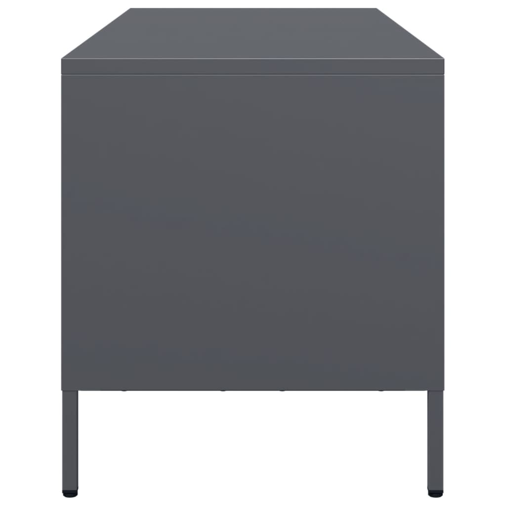 Dulap TV, antracit, 68x39x43,5 cm, oțel laminat la rece GartenMobel Dekor