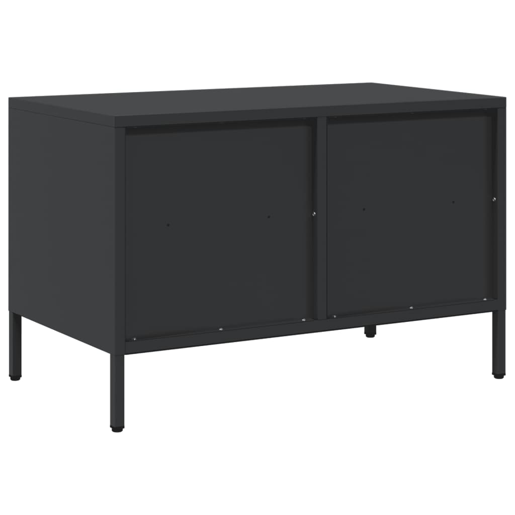 Dulap TV, negru, 68x39x43,5 cm, oțel laminat la rece GartenMobel Dekor