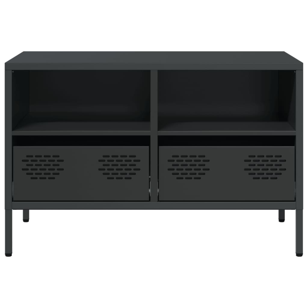 Dulap TV, negru, 68x39x43,5 cm, oțel laminat la rece GartenMobel Dekor