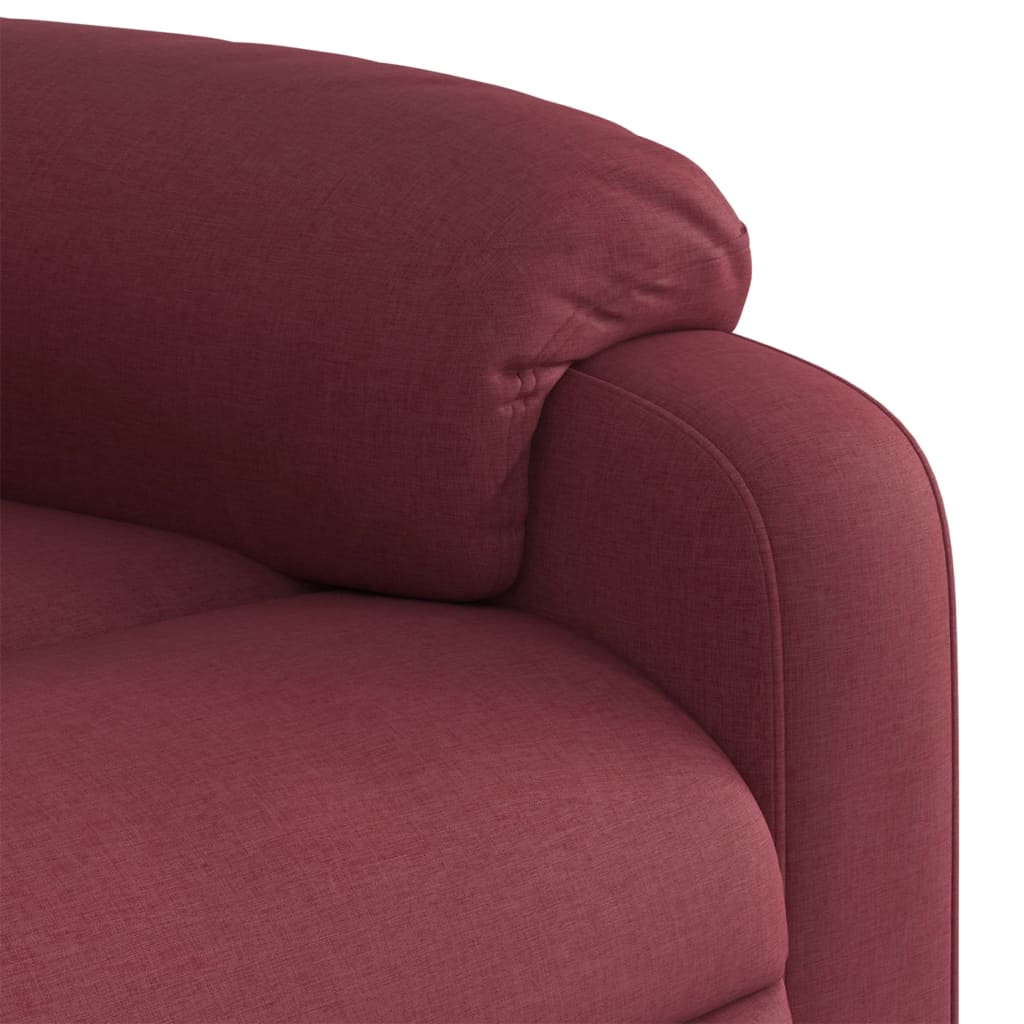 Fotoliu rabatabil, roșu vin, material textil GartenMobel Dekor