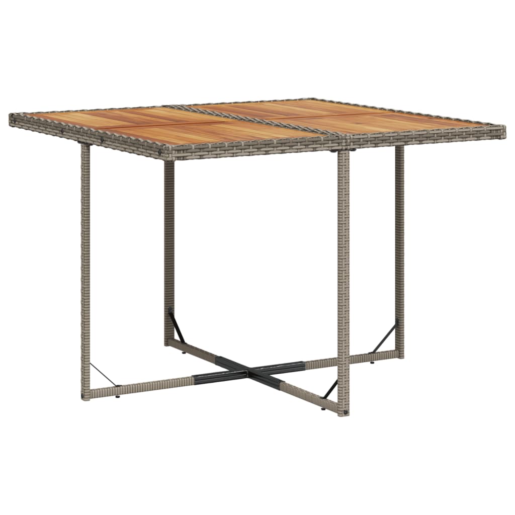 Set mobilier de grădină cu perne, 5 piese, gri, poliratan GartenMobel Dekor