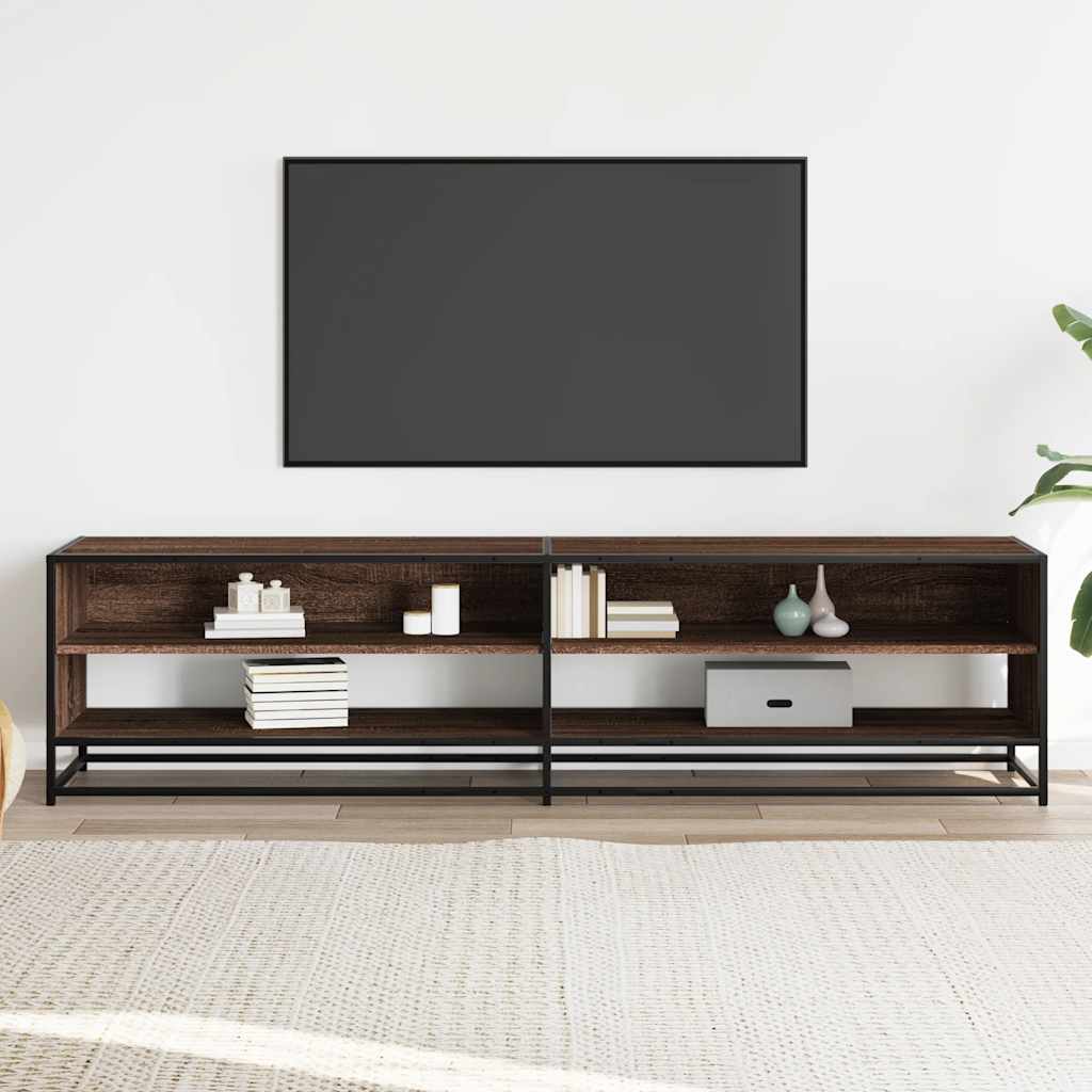 Dulap TV, stejar maro, 180,5x40x46 cm, lemn prelucrat GartenMobel Dekor