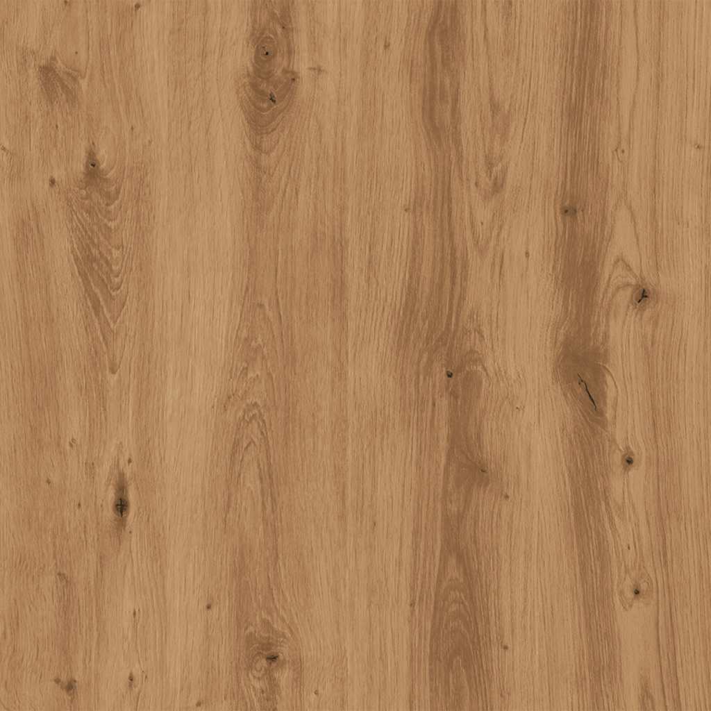 Dulap discuri stejar artizanal, 84,5x38x48 cm, lemn prelucrat GartenMobel Dekor