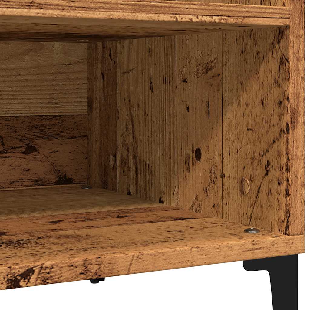 Dulap pentru discuri, lemn vechi, 84,5x38x48 cm, lemn prelucrat GartenMobel Dekor