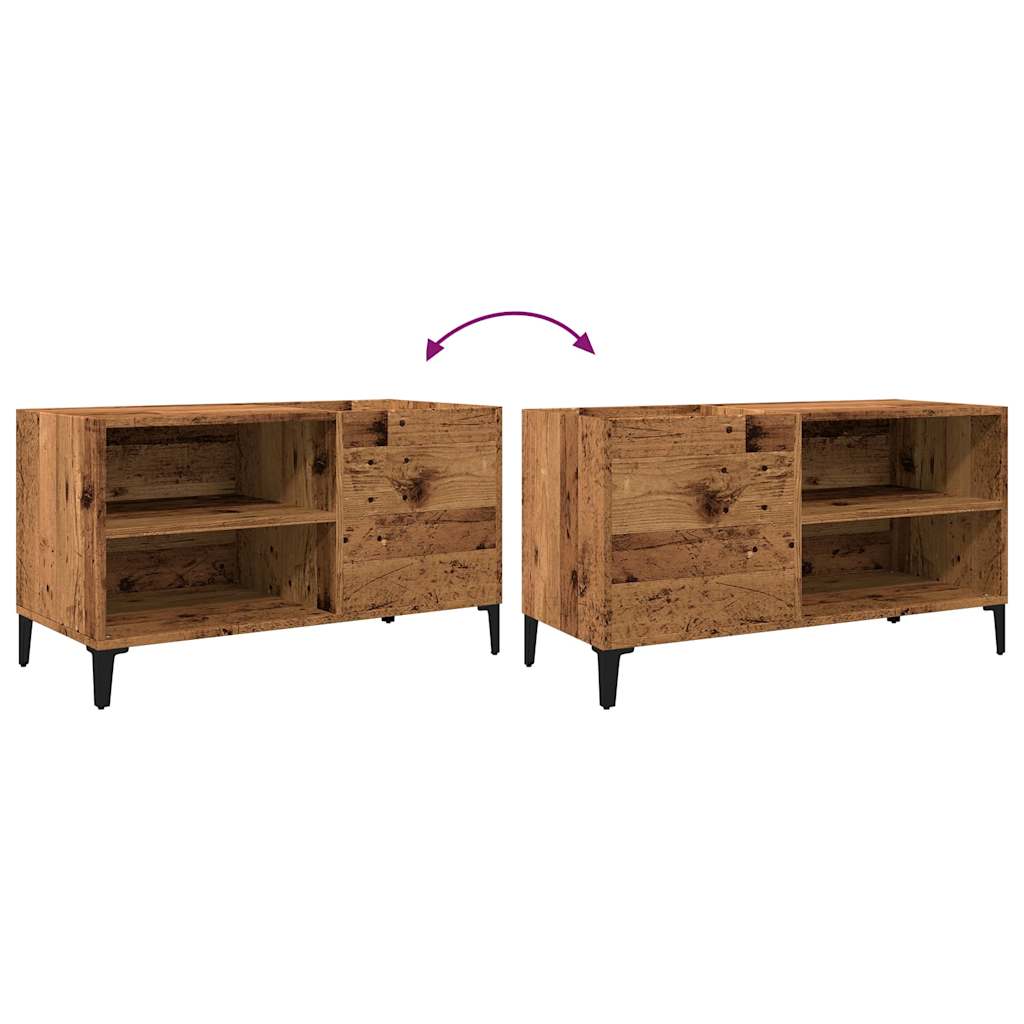 Dulap pentru discuri, lemn vechi, 84,5x38x48 cm, lemn prelucrat GartenMobel Dekor