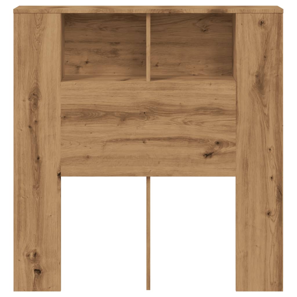 Tăblie pat dulap stejar artizanal 100x19x104,5cm lemn prelucrat GartenMobel Dekor