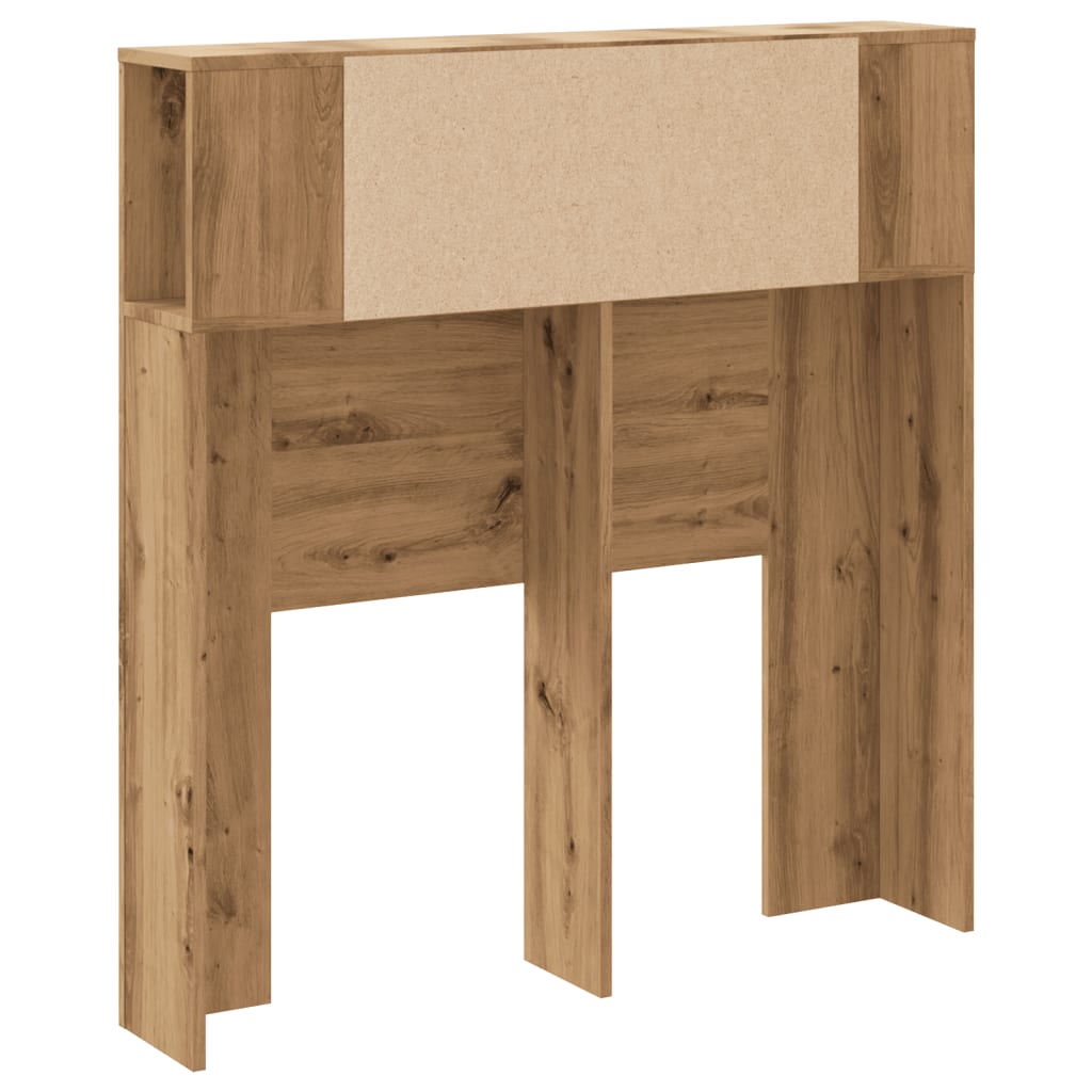 Tăblie pat dulap stejar artizanal 100x19x104,5cm lemn prelucrat GartenMobel Dekor