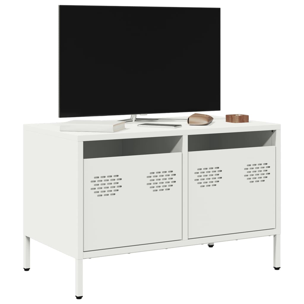 Dulap TV, alb, 68x39x43,5 cm, oțel laminat la rece GartenMobel Dekor