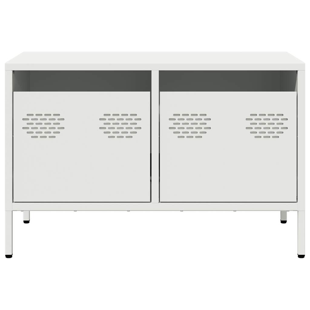 Dulap TV, alb, 68x39x43,5 cm, oțel laminat la rece GartenMobel Dekor