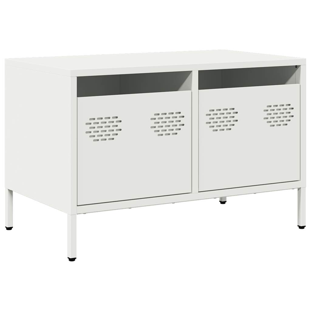 Dulap TV, alb, 68x39x43,5 cm, oțel laminat la rece GartenMobel Dekor