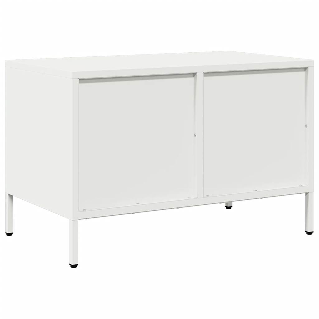 Dulap TV, alb, 68x39x43,5 cm, oțel laminat la rece GartenMobel Dekor
