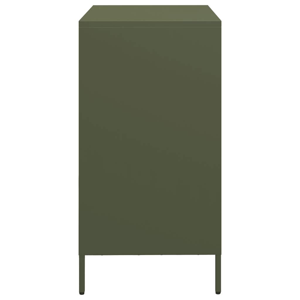Dulap, verde măsliniu, 68x39x73,5 cm, oțel laminat la rece GartenMobel Dekor