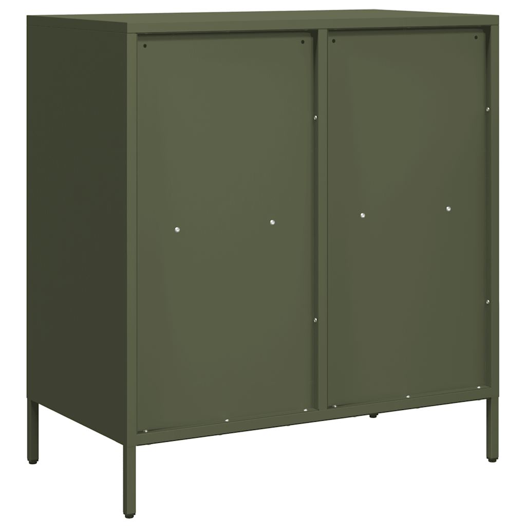 Dulap, verde măsliniu, 68x39x73,5 cm, oțel laminat la rece GartenMobel Dekor