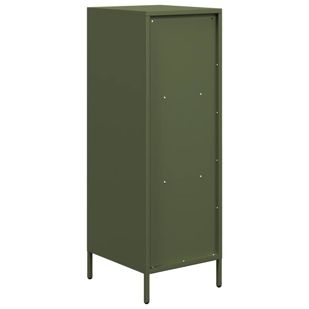 Dulap înalt verde măslină 35x39x103,5 cm oțel GartenMobel Dekor