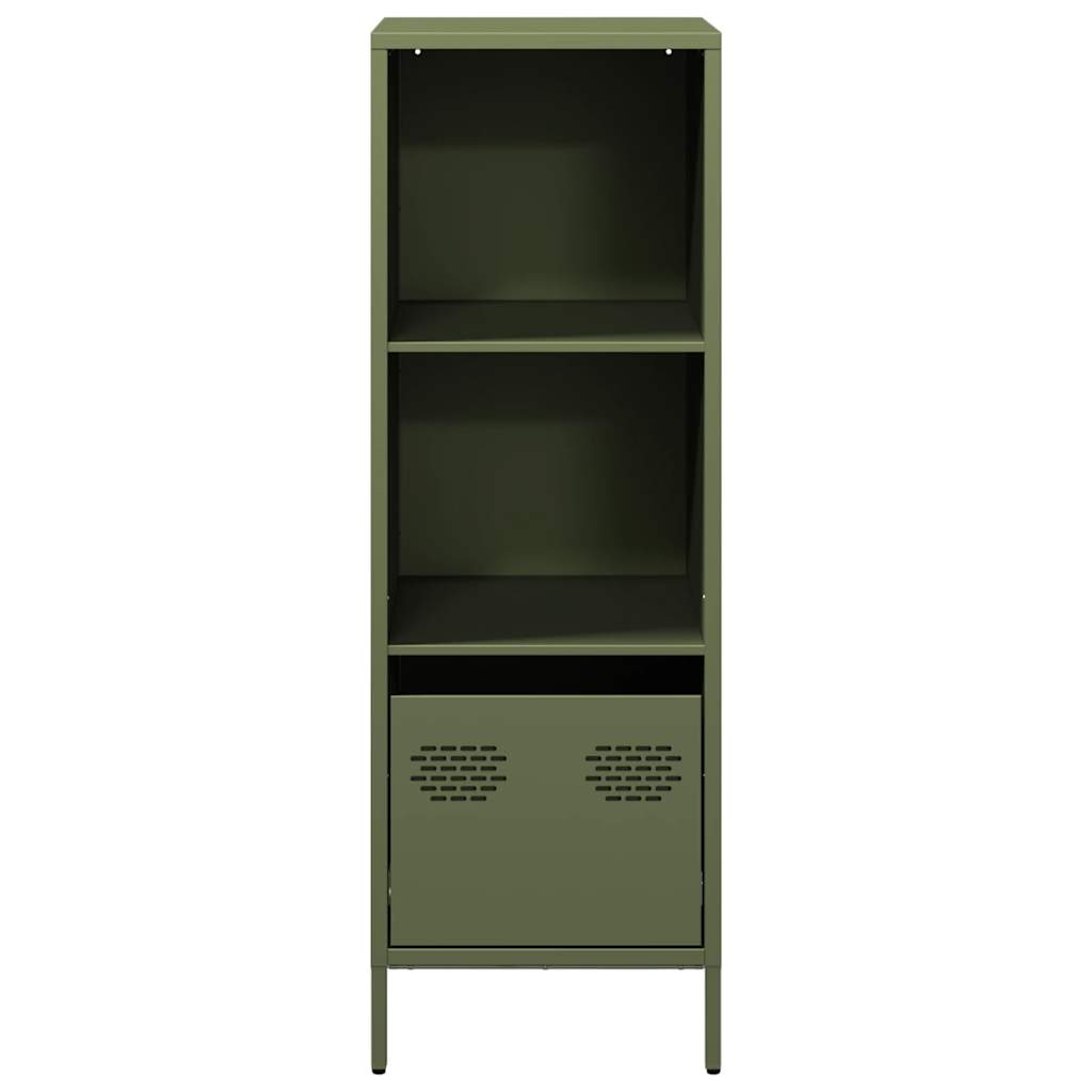 Dulap înalt verde măslină 35x39x103,5 cm oțel GartenMobel Dekor