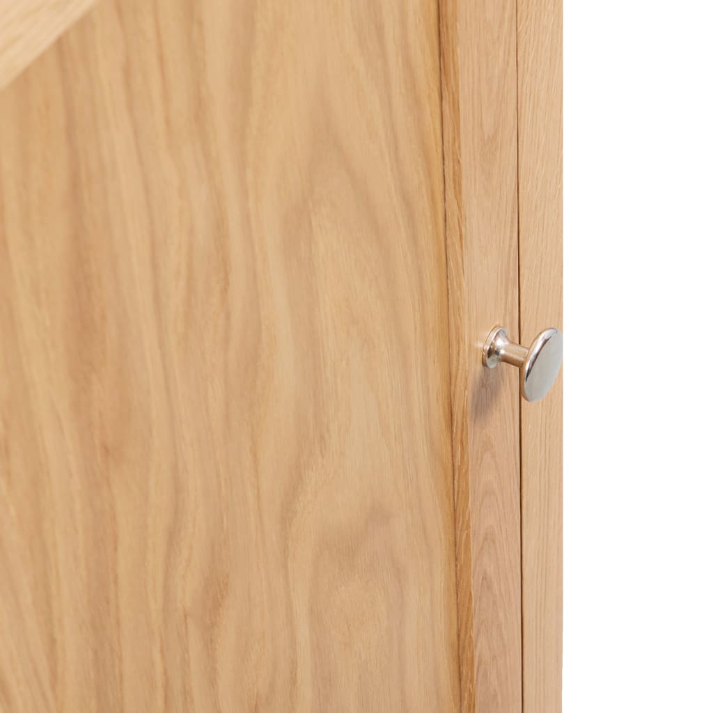 Dulap de colț, 59 x 36 x 80 cm, lemn masiv de stejar GartenMobel Dekor