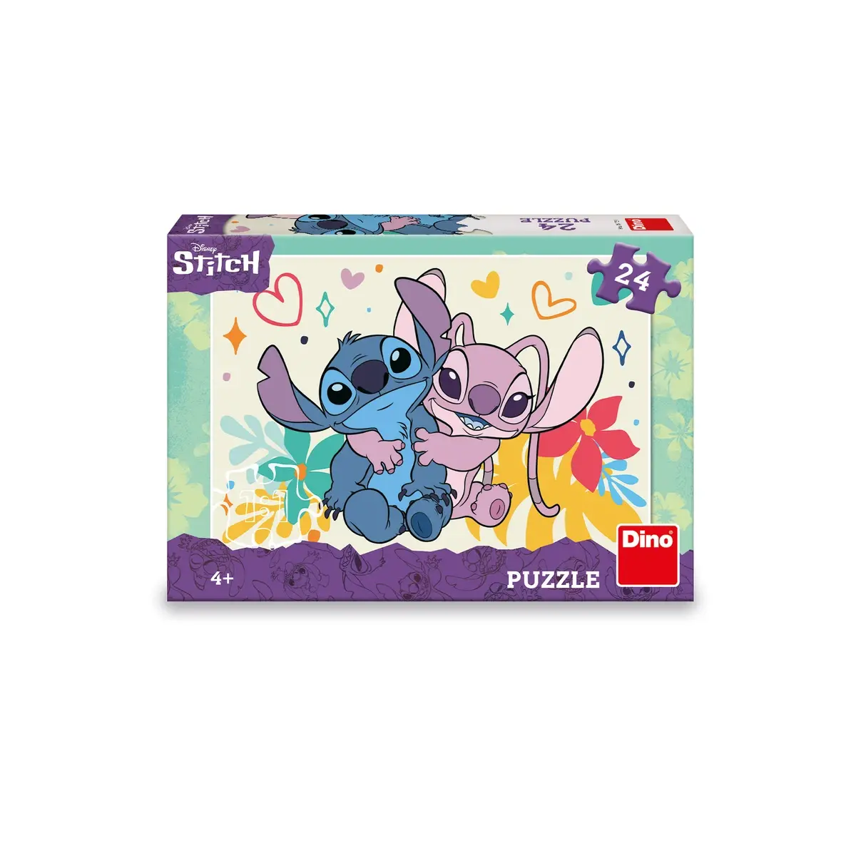 Puzzle - Stitch si Angel (24 piese) PlayLearn Toys