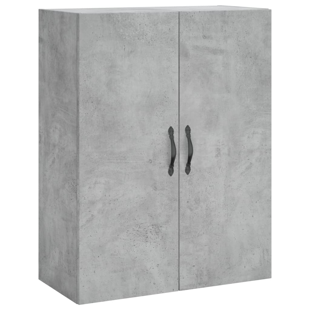 Dulap înalt, gri beton, 69,5x34x180, lemn compozit GartenMobel Dekor