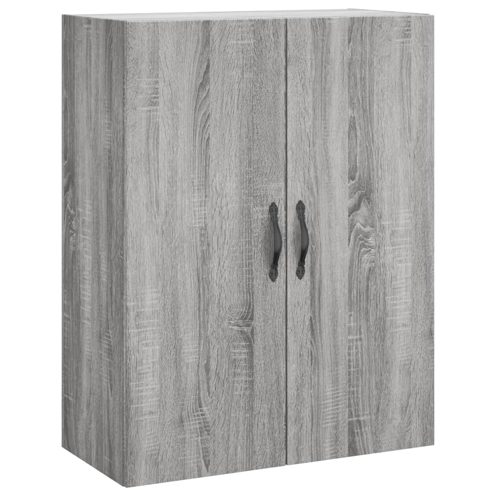 Dulap înalt, gri sonoma, 69,5x34x180 cm, lemn compozit GartenMobel Dekor