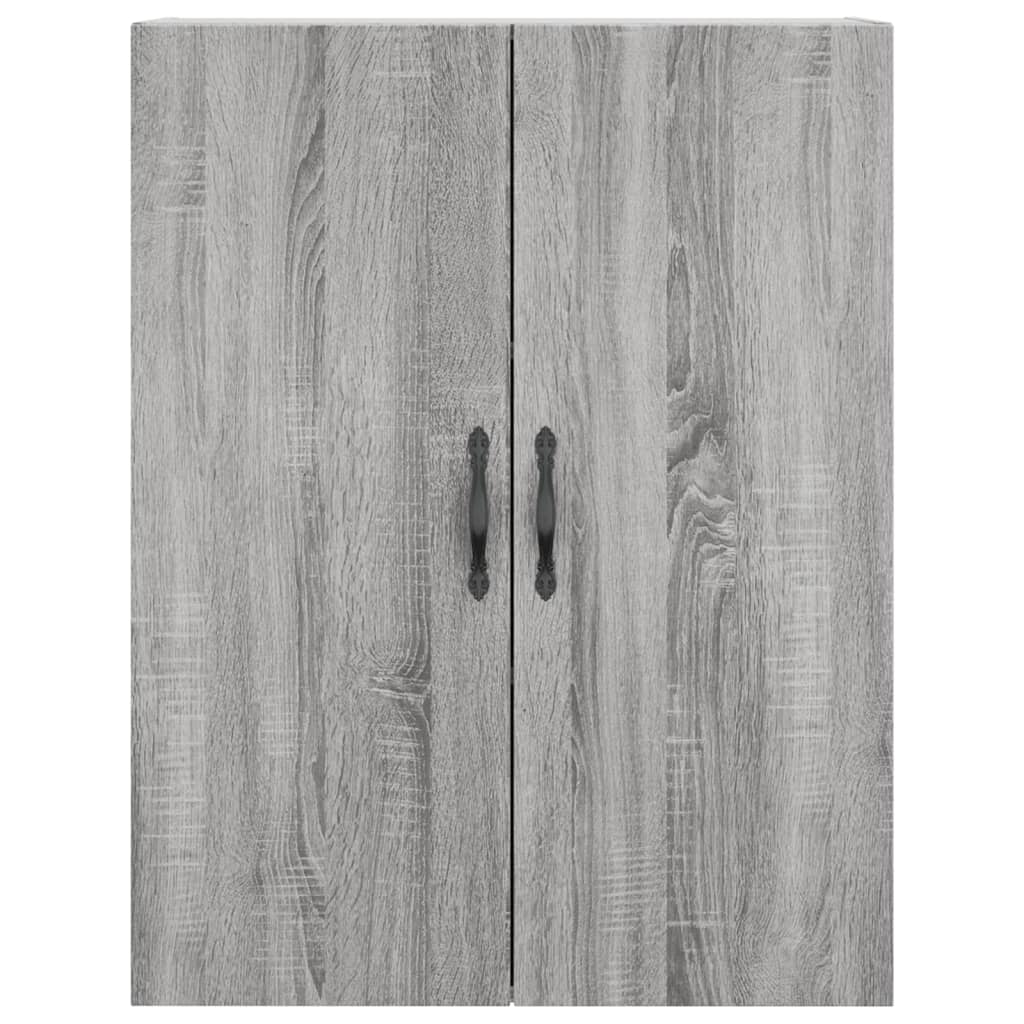 Dulap înalt, gri sonoma, 69,5x34x180 cm, lemn compozit GartenMobel Dekor