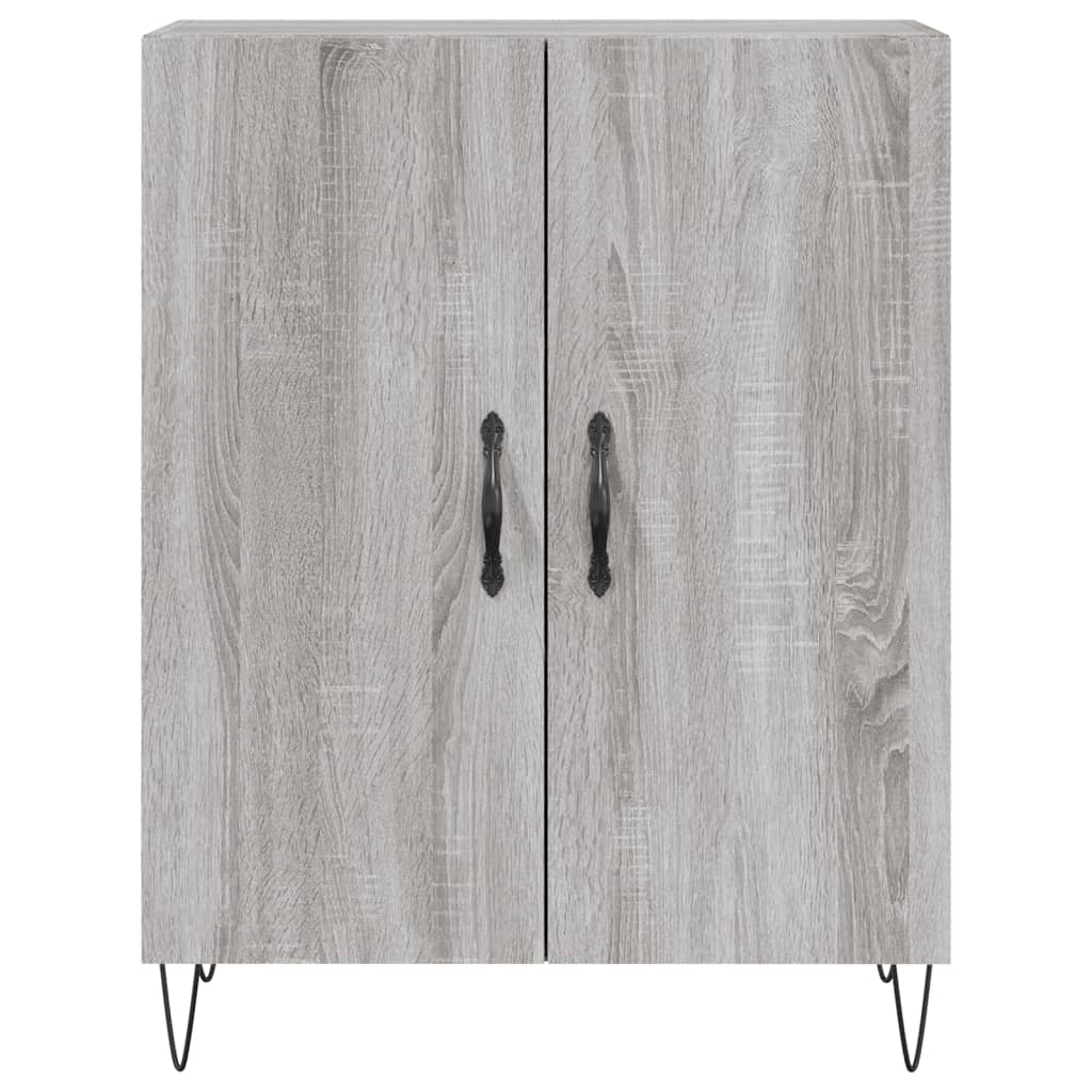Dulap înalt, gri sonoma, 69,5x34x180 cm, lemn compozit GartenMobel Dekor