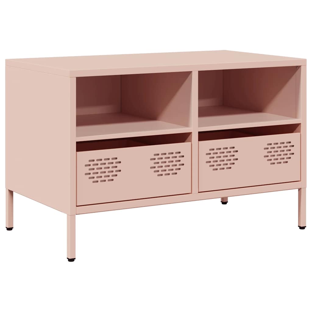 Dulap TV, roz, 68x39x43,5 cm, oțel laminat la rece GartenMobel Dekor