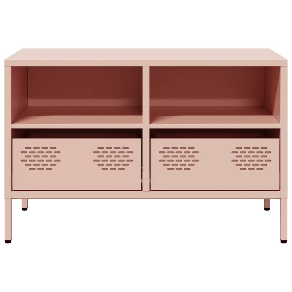 Dulap TV, roz, 68x39x43,5 cm, oțel laminat la rece GartenMobel Dekor