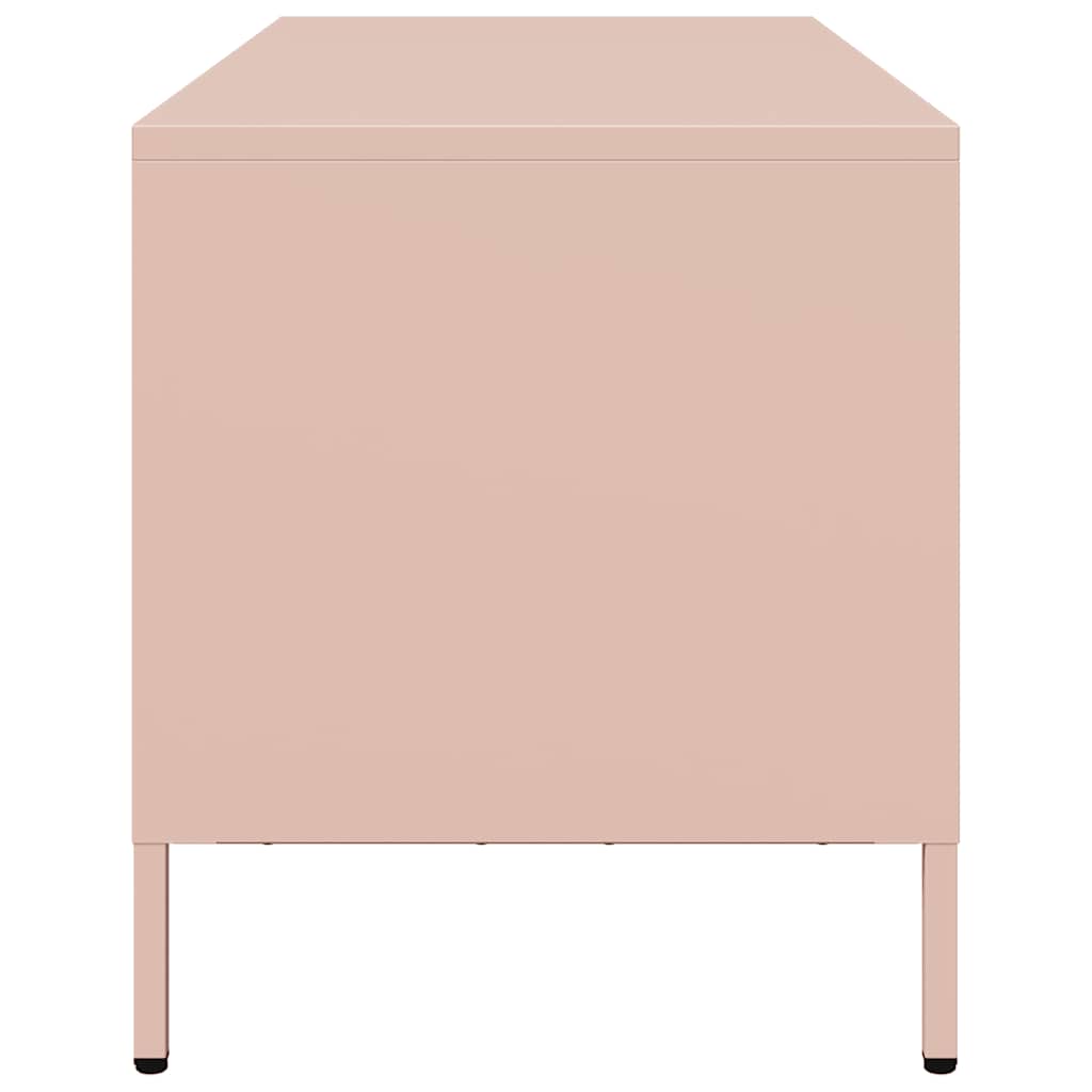 Dulap TV, roz, 68x39x43,5 cm, oțel laminat la rece GartenMobel Dekor