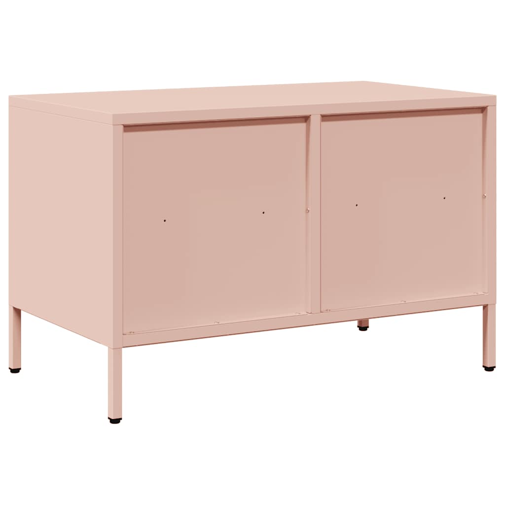 Dulap TV, roz, 68x39x43,5 cm, oțel laminat la rece GartenMobel Dekor