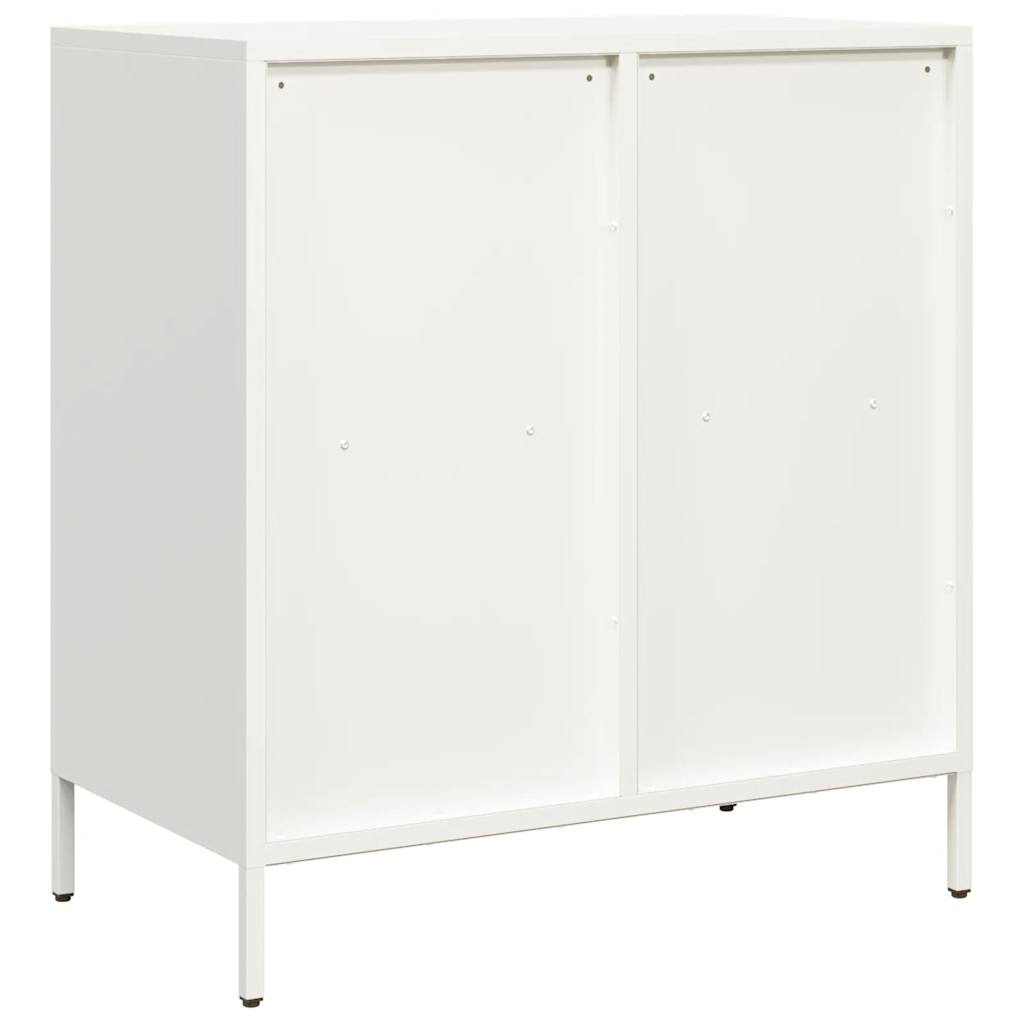 Dulap, alb, 68x39x73,5 cm, oțel laminat la rece GartenMobel Dekor