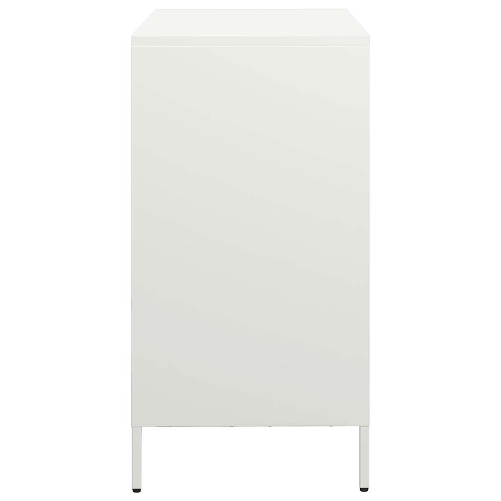 Dulap, alb, 68x39x73,5 cm, oțel laminat la rece GartenMobel Dekor