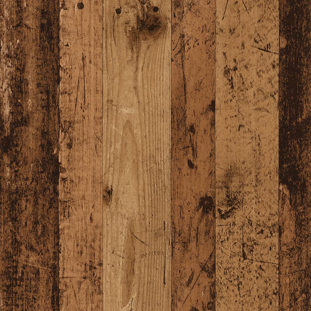 Noptiere, 2 buc., lemn vechi, 40x35x50 cm, lemn prelucrat GartenMobel Dekor