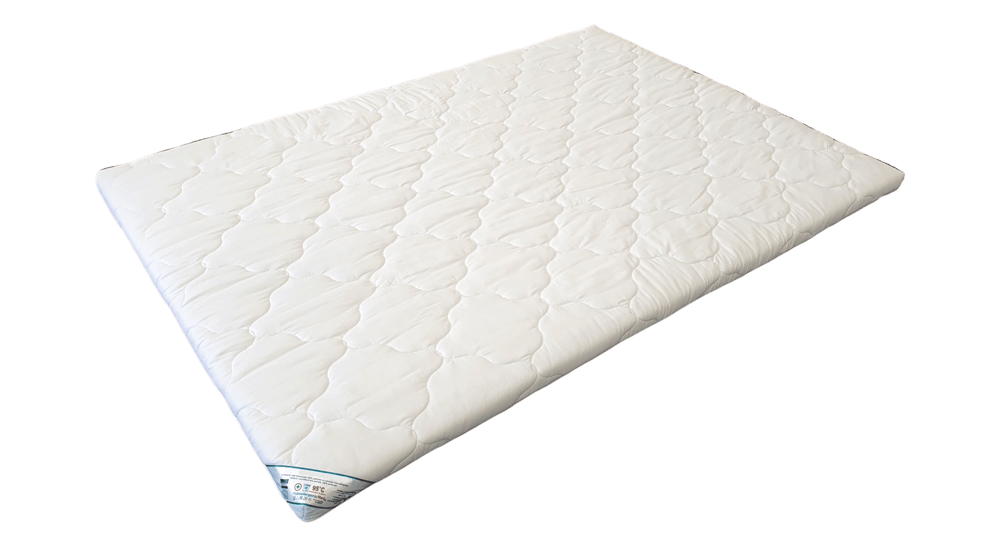Topper HypoallergenicMed Somnart, cu husa bumbac 100%, detasabila, spalare la 90°C, tip rola, 180x200 cm Relax KipRoom