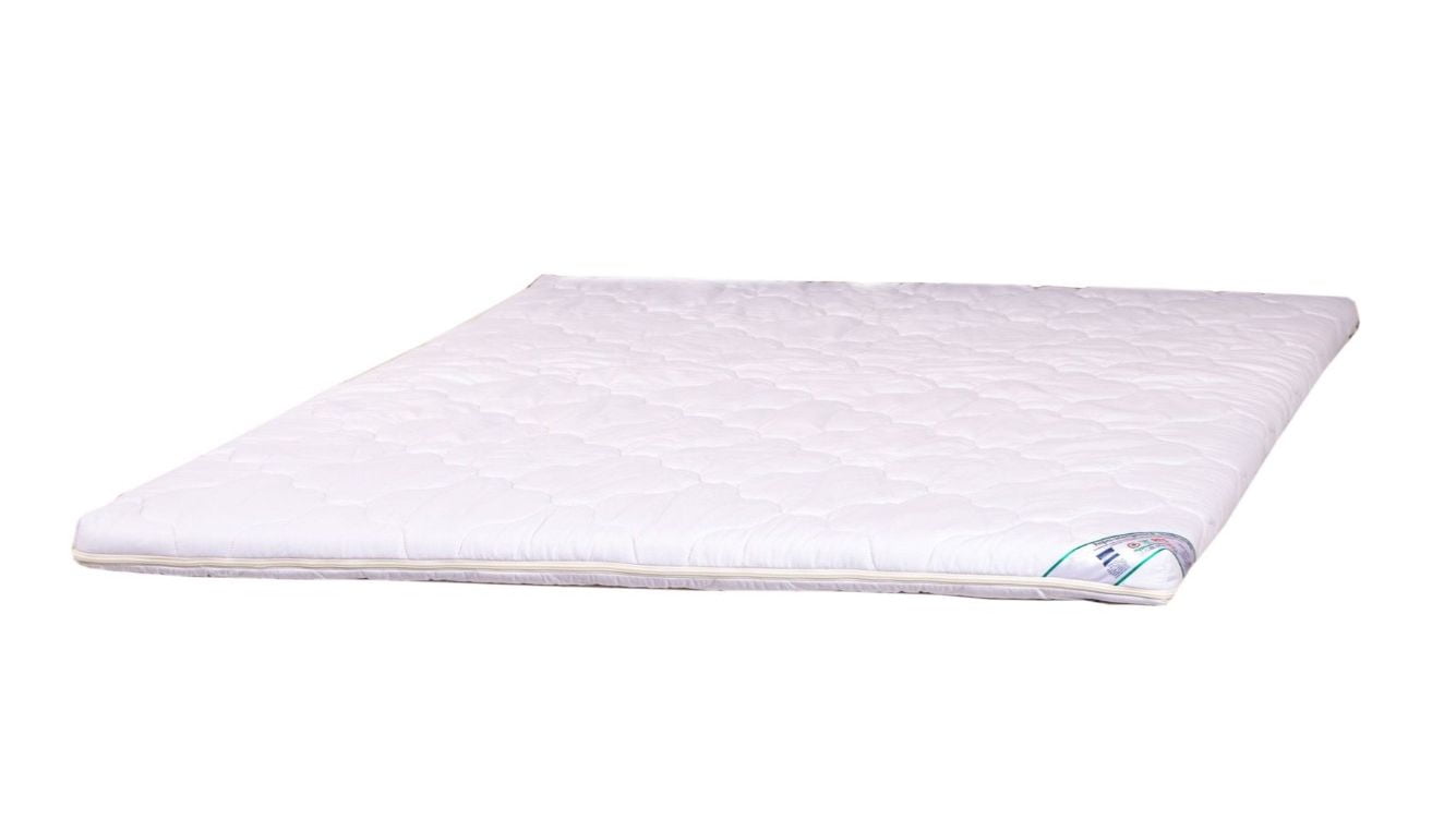 Topper HypoallergenicMed Somnart, cu husa bumbac 100%, detasabila, spalare la 90°C, tip rola, 180x200 cm Relax KipRoom