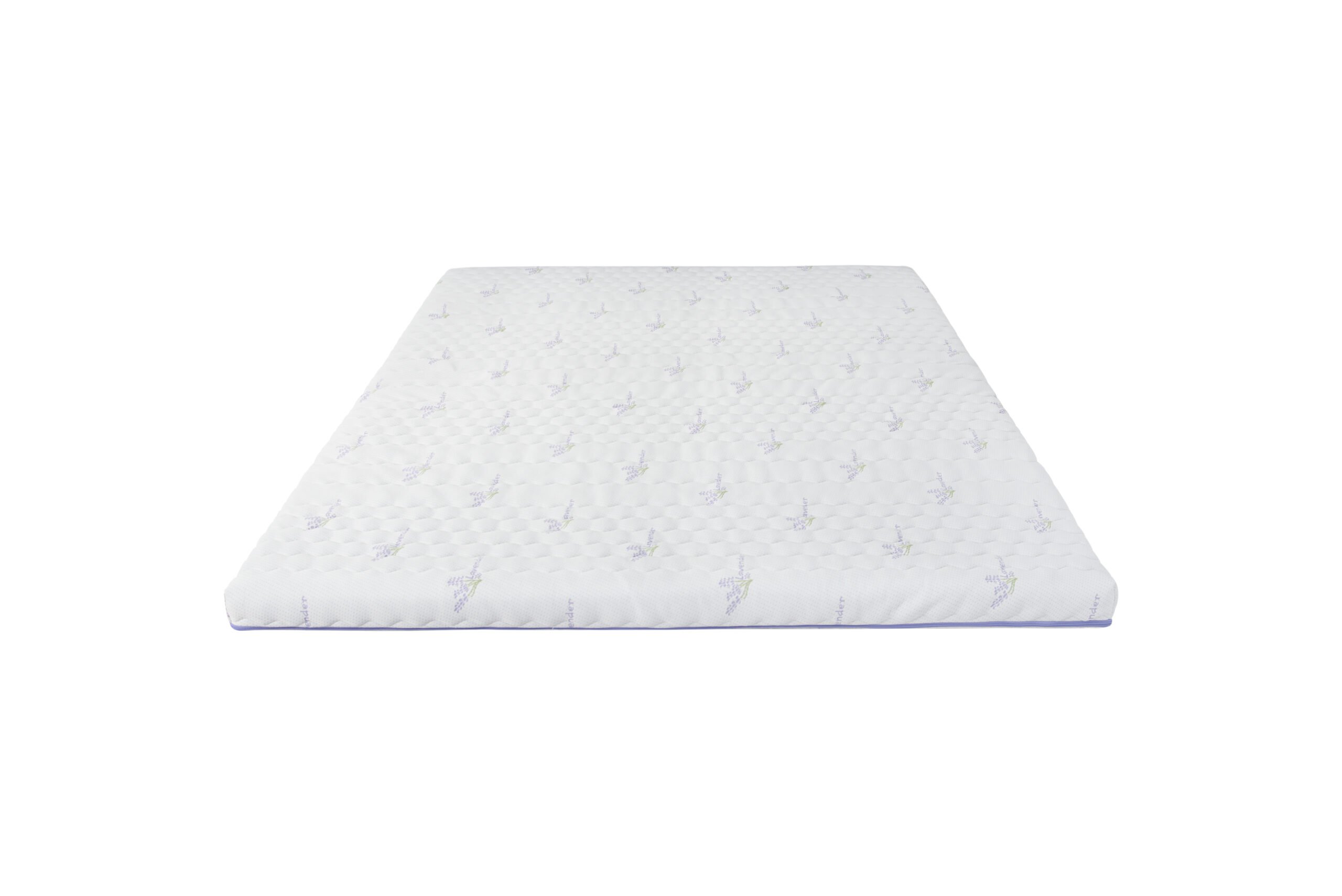 Topper cu spuma poliuretanica Superconfort Lavant 7 Zone 140x200, husa detasabila si lavabila, tratament lavanda, fermitate medie Relax KipRoom