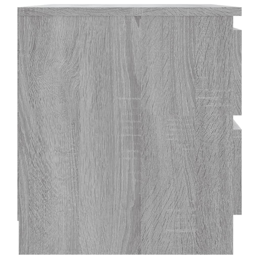 Noptiere, 2 buc., gri sonoma, 50x39x43,5 cm, lemn prelucrat GartenMobel Dekor