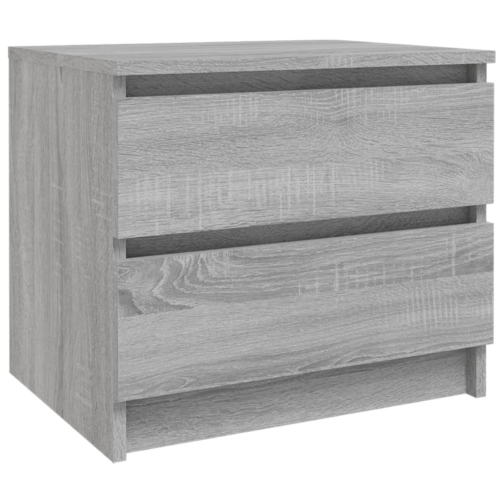 Noptiere, 2 buc., gri sonoma, 50x39x43,5 cm, lemn prelucrat GartenMobel Dekor