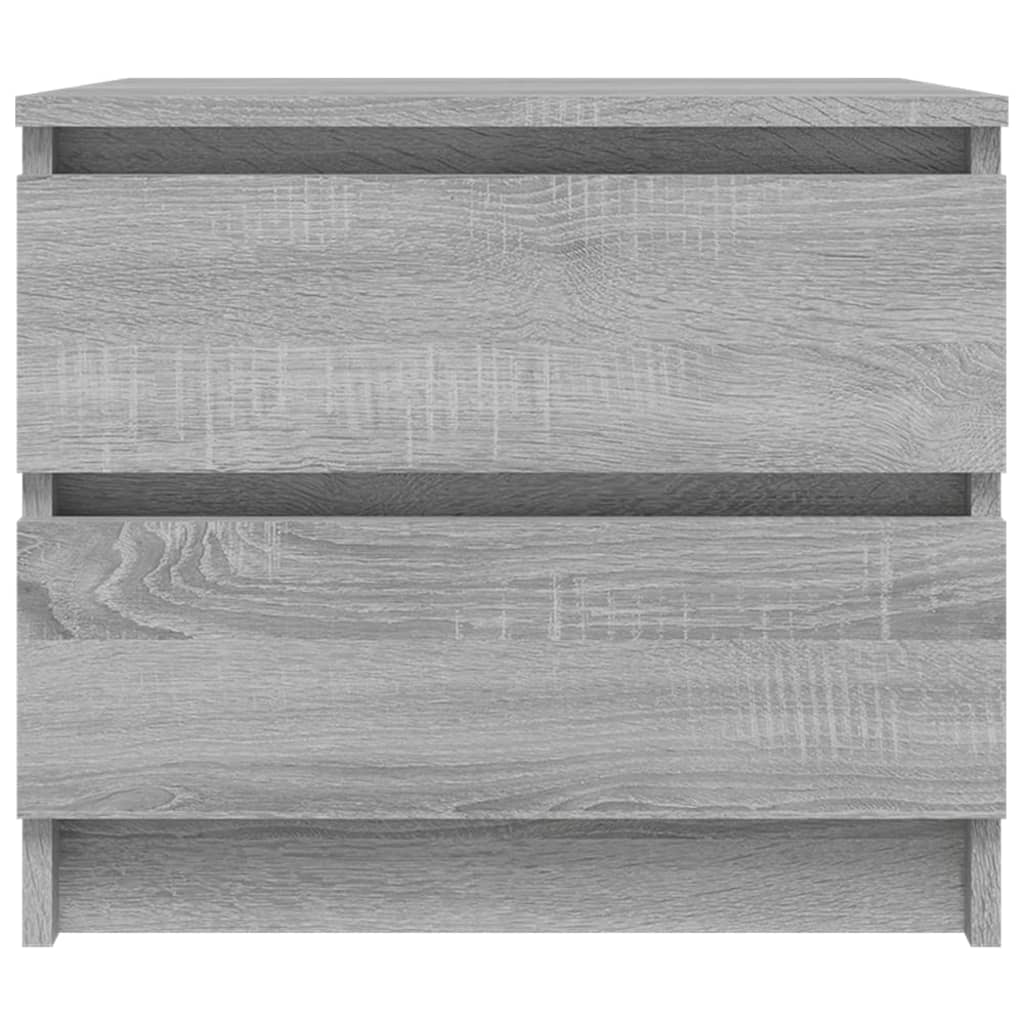 Noptiere, 2 buc., gri sonoma, 50x39x43,5 cm, lemn prelucrat GartenMobel Dekor